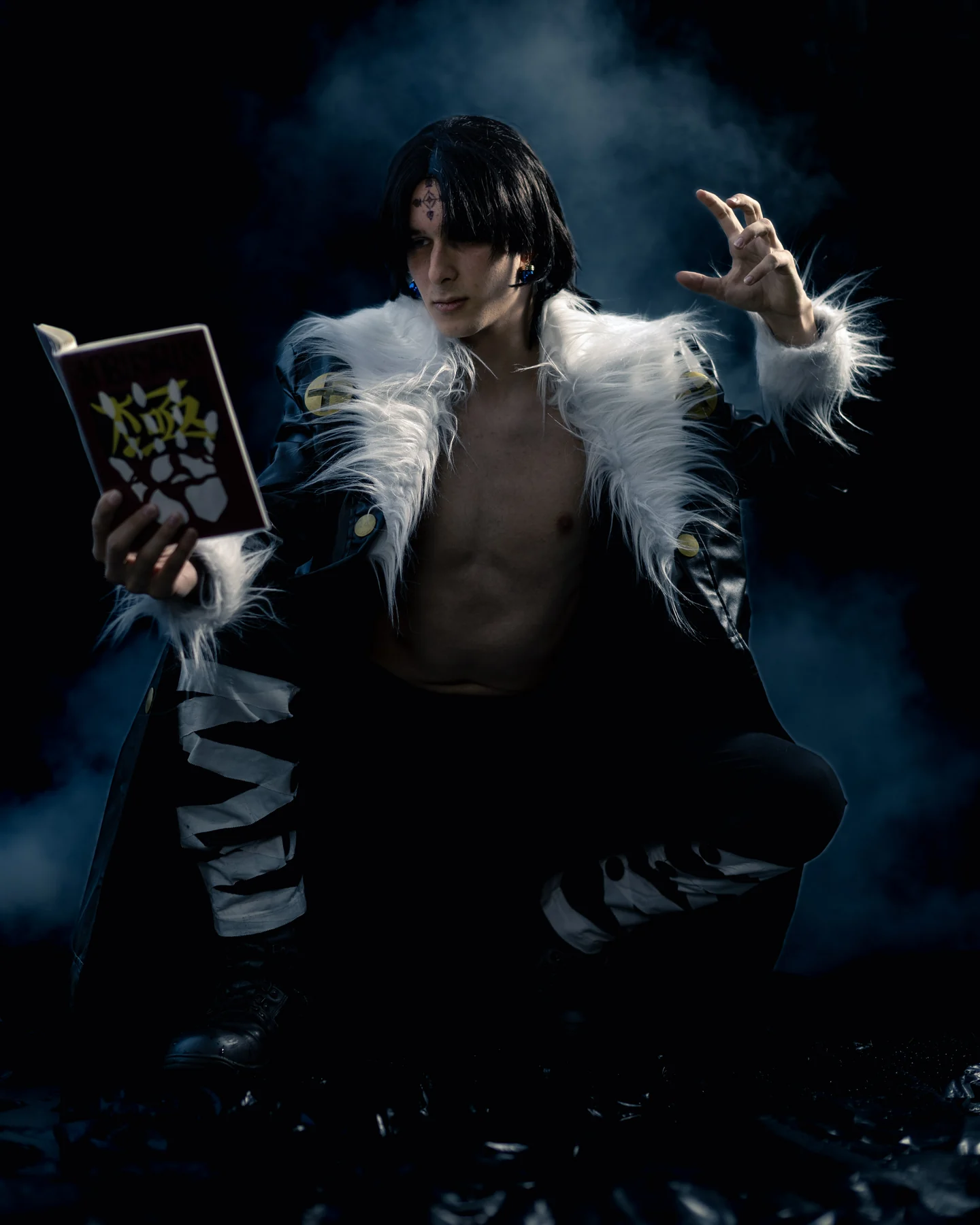 Cineastisches Cosplay-Portrait