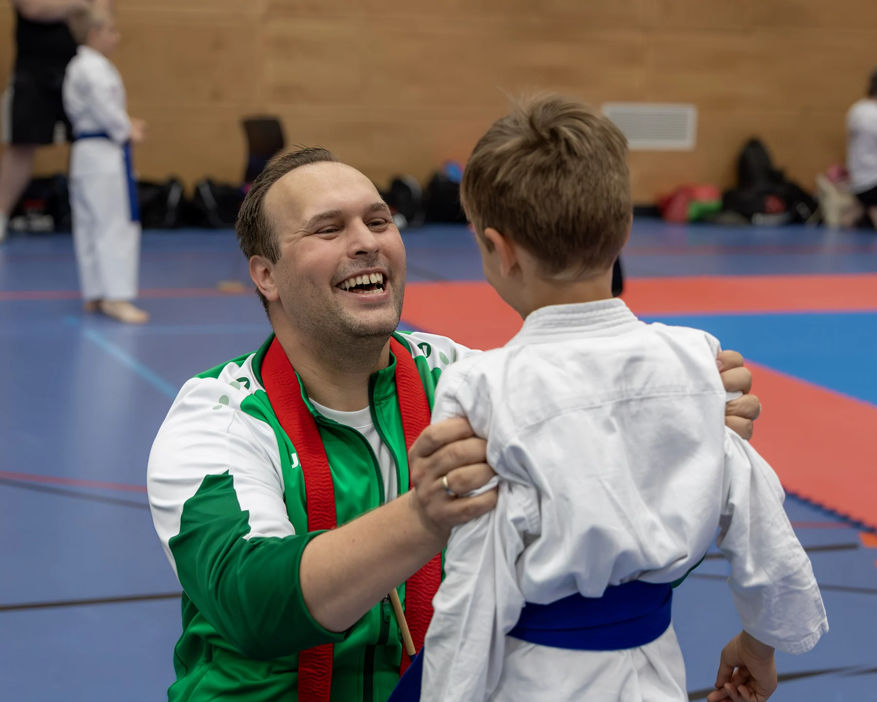 Trainer, Kind, Vertrauen