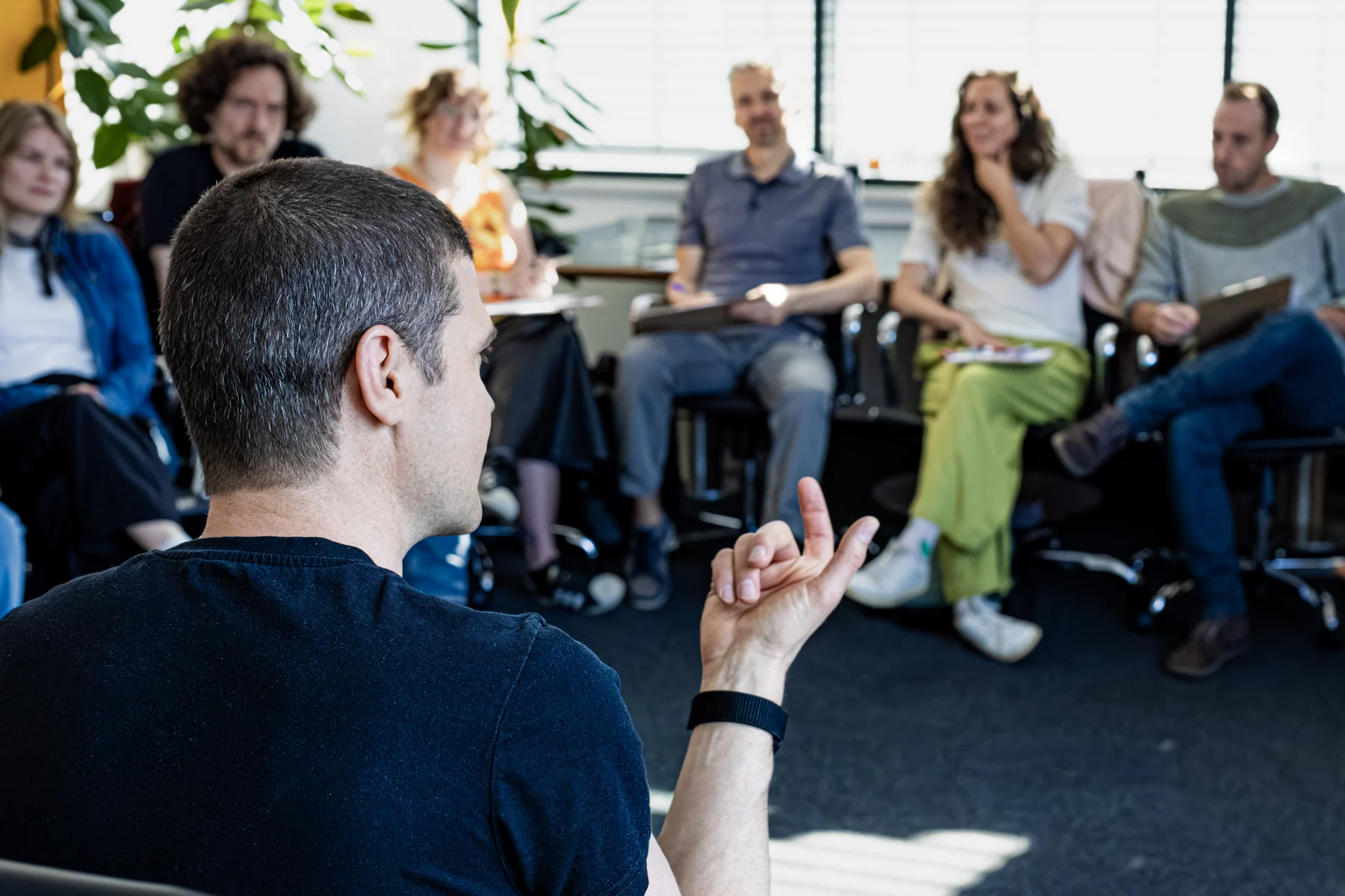 Authentische Gesprächssituation in einem Seminar